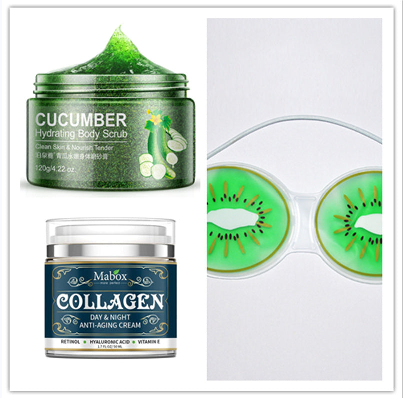 Cucumber Skin Peels and Facial Scrub