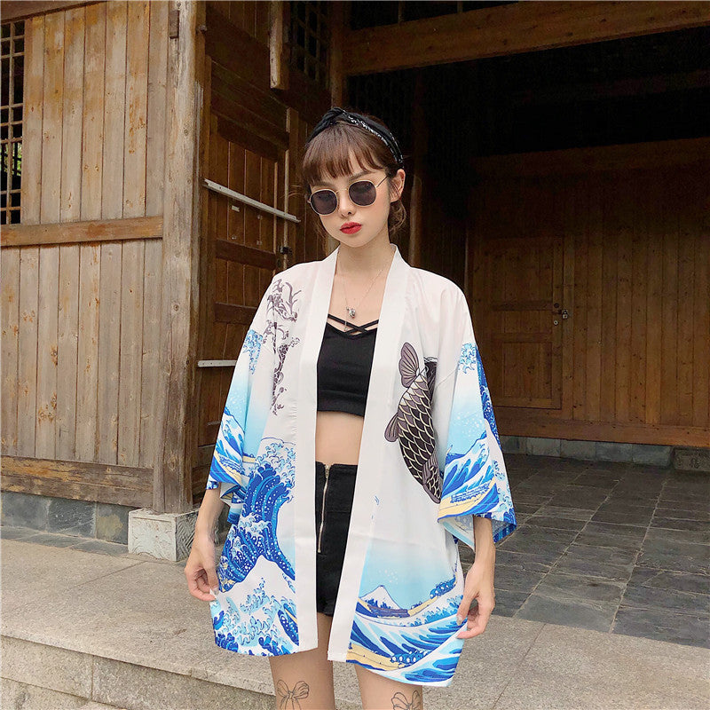 Thin Cotton-Blend Sun Protection Shirt