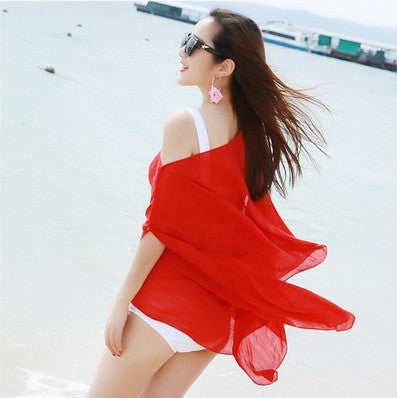 Women's Sunproof Chiffon Cover Up