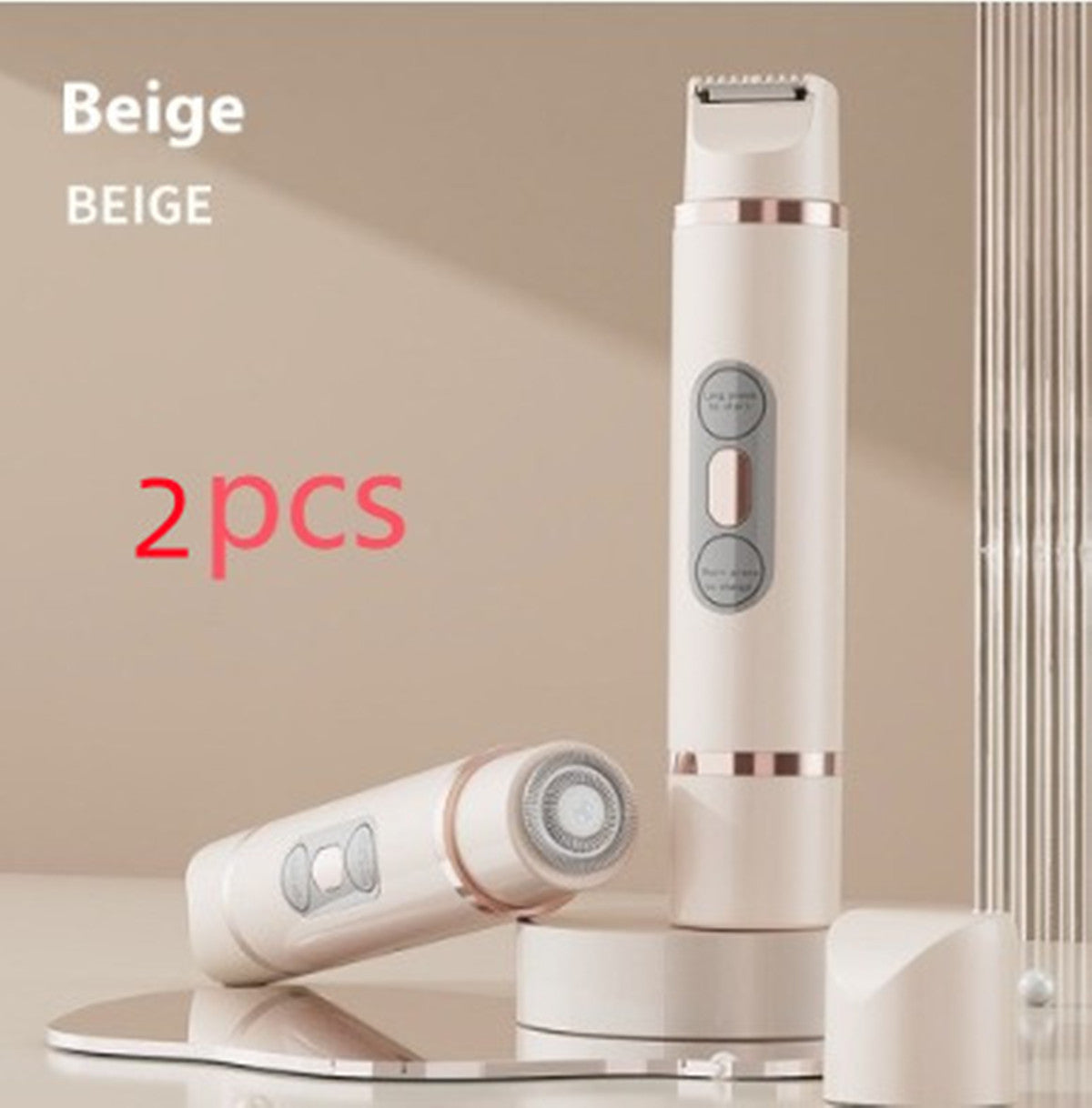 Dual-Head Electric Shaver for Women – Painless, Smooth, and Versatile Hair Removal