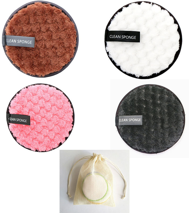 Round Cotton Cleansing Pad and Makeup Remover Puff
