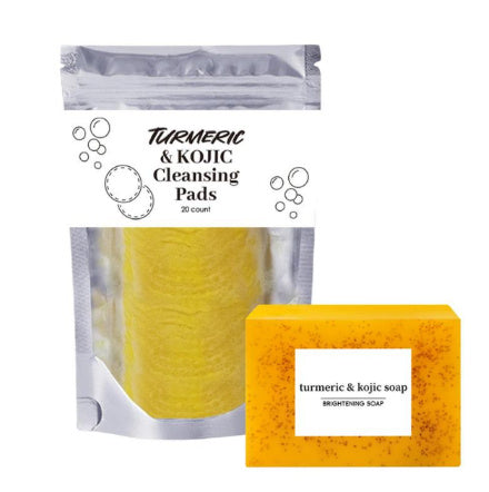 Turmeric Exfoliating Cleansing Pads and Compressed Facial Sponges Skin Care Tools For Face