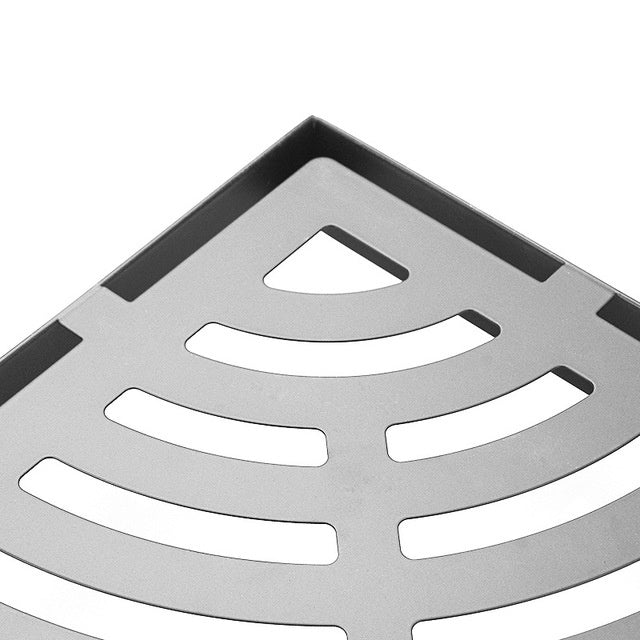 2-Tier Stainless Steel Bathroom Corner Shelf – Polished, Durable, and Space-Saving