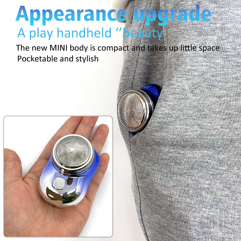 Men's Mini Portable Face Cordless Shavers Rechargeable - Perfect for Travel!
