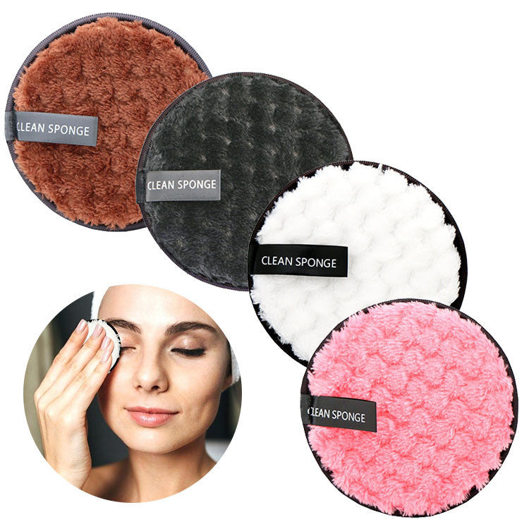 Round Cotton Cleansing Pad and Makeup Remover Puff