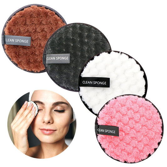 Round Cotton Cleansing Pad and Makeup Remover Puff