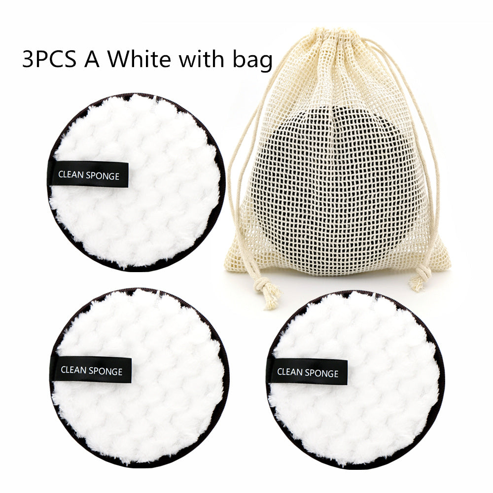 Round Cotton Cleansing Pad and Makeup Remover Puff