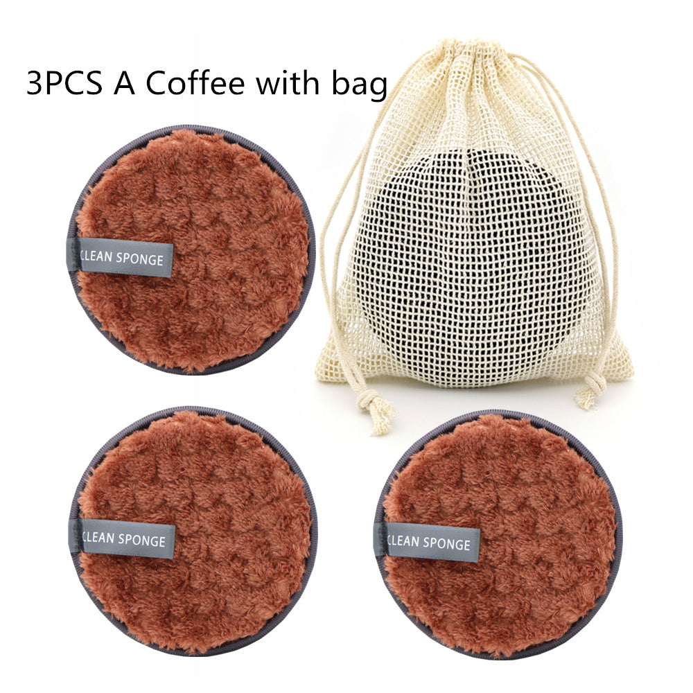 Round Cotton Cleansing Pad and Makeup Remover Puff