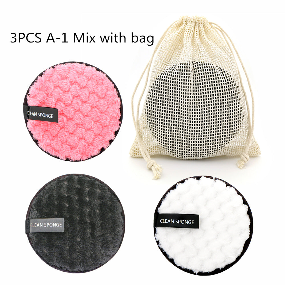 Round Cotton Cleansing Pad and Makeup Remover Puff