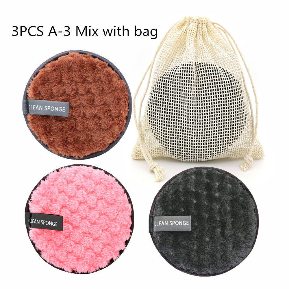 Round Cotton Cleansing Pad and Makeup Remover Puff