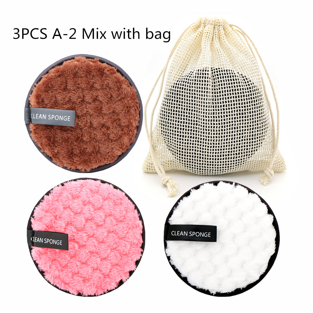 Round Cotton Cleansing Pad and Makeup Remover Puff
