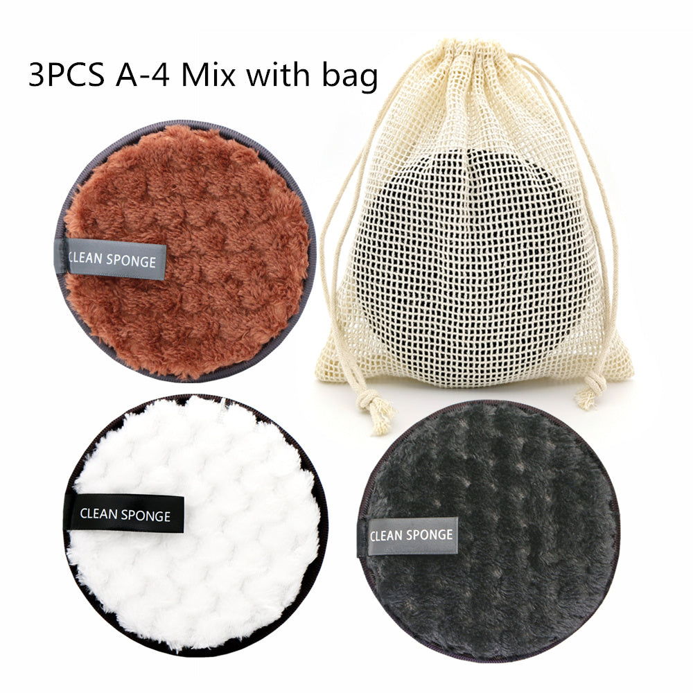 Round Cotton Cleansing Pad and Makeup Remover Puff