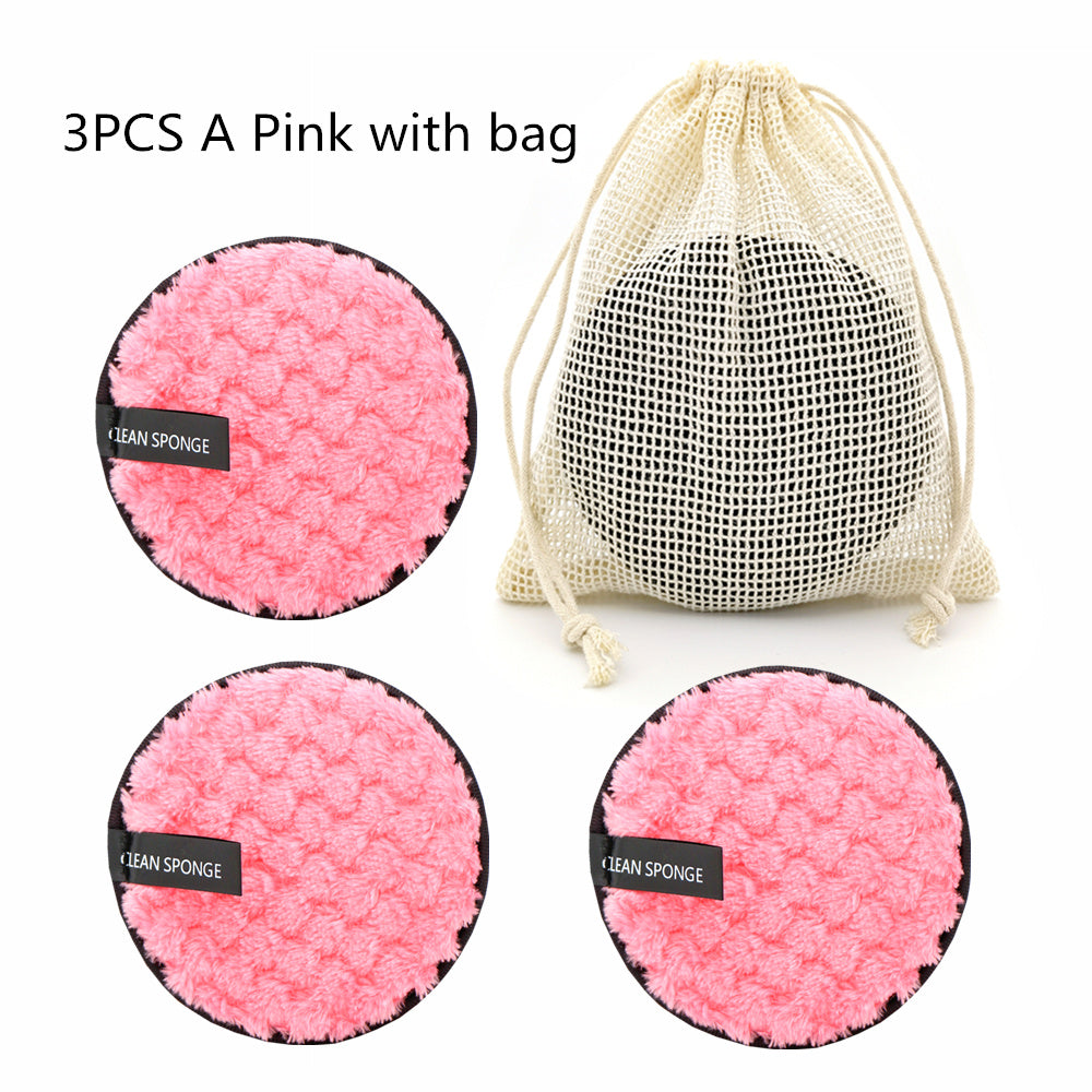 Round Cotton Cleansing Pad and Makeup Remover Puff