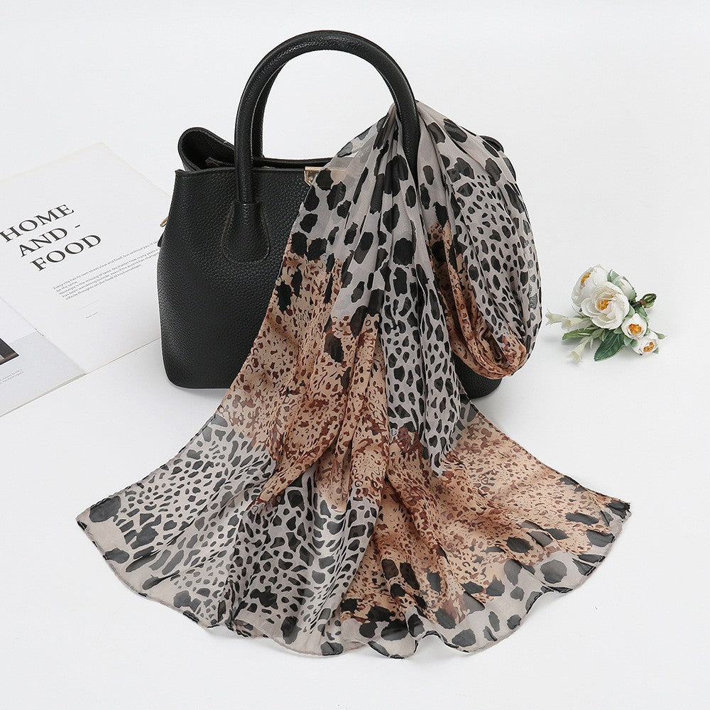 Thin Chiffon Silk Scarf