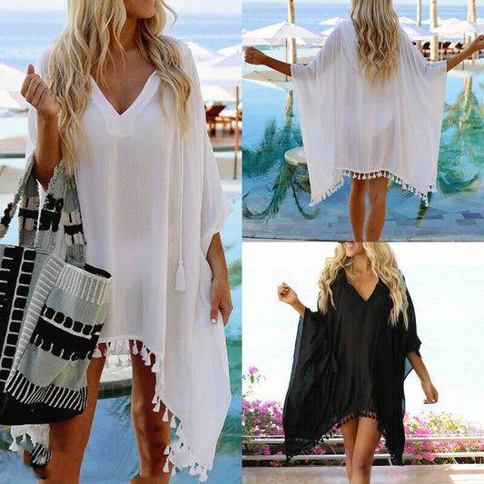Hooded Top Beach Sunscreen Cover Up