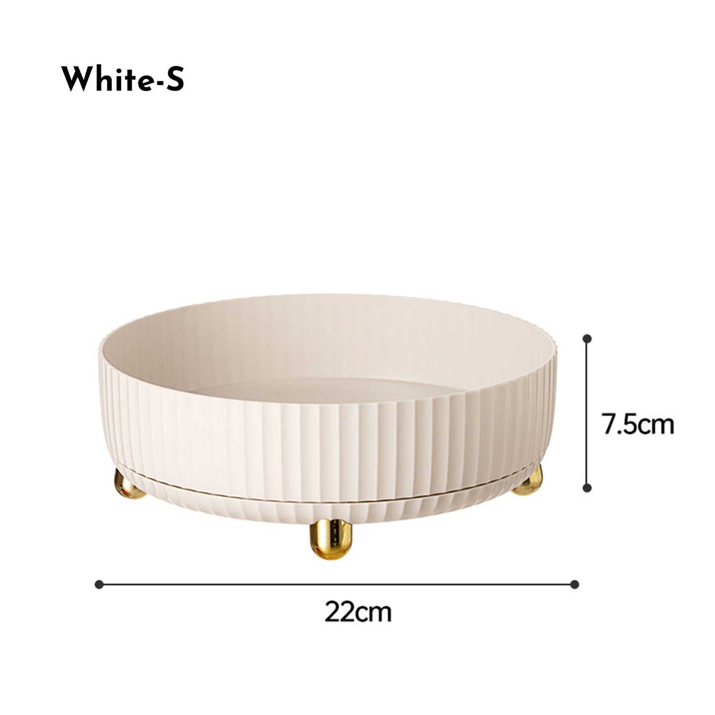 360° Rotating Makeup & Perfume Organizer Tray – Elegant, Versatile, and Easy to Use