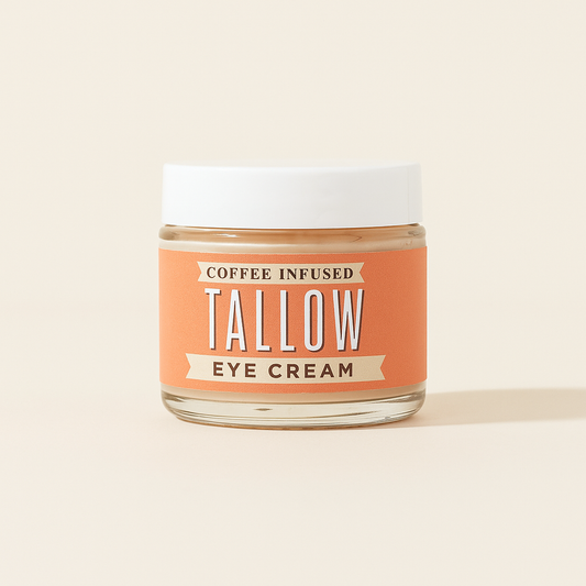 Lady May Coffee-Infused Tallow Eye Cream – Brighten, Firm & Revitalize Naturally