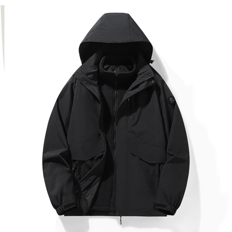 Womens Detachable 3-in-1 Hardshell Jacket Coats