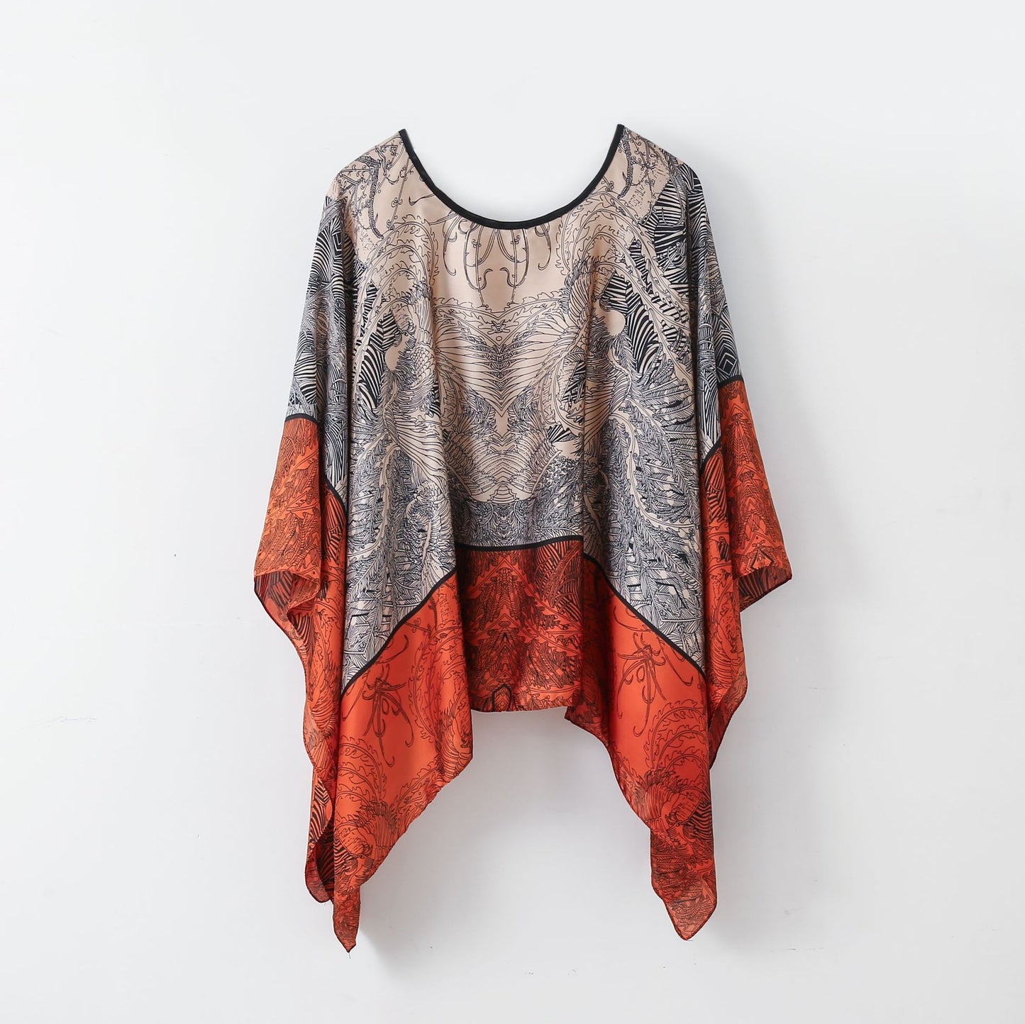 Pullover Shawl Cover Up and Multifunctional Scarf