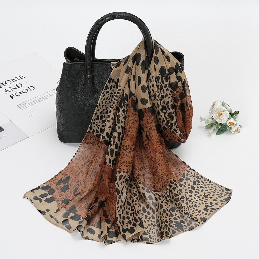 Thin Chiffon Silk Scarf