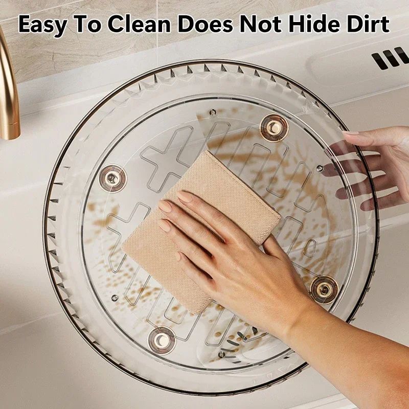 Crystal-Clear 360° Rotating Luxury Organize