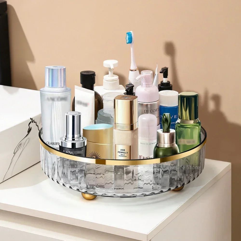 Crystal-Clear 360° Rotating Luxury Organize