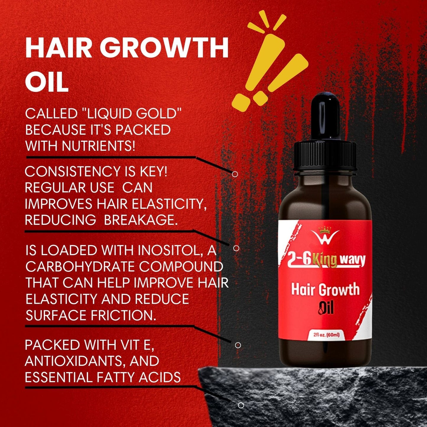 Hair Growth Oil 2oz Premium Quality