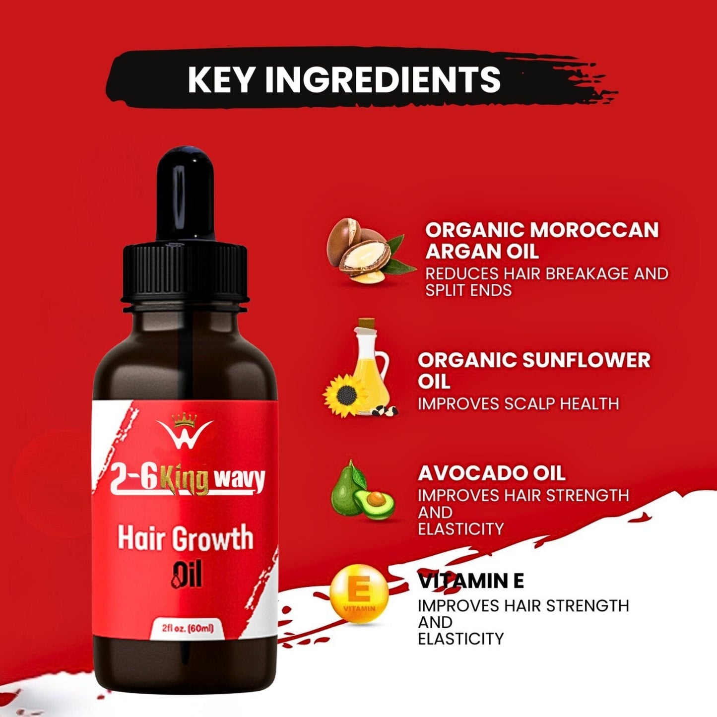 Hair Growth Oil 2oz Premium Quality