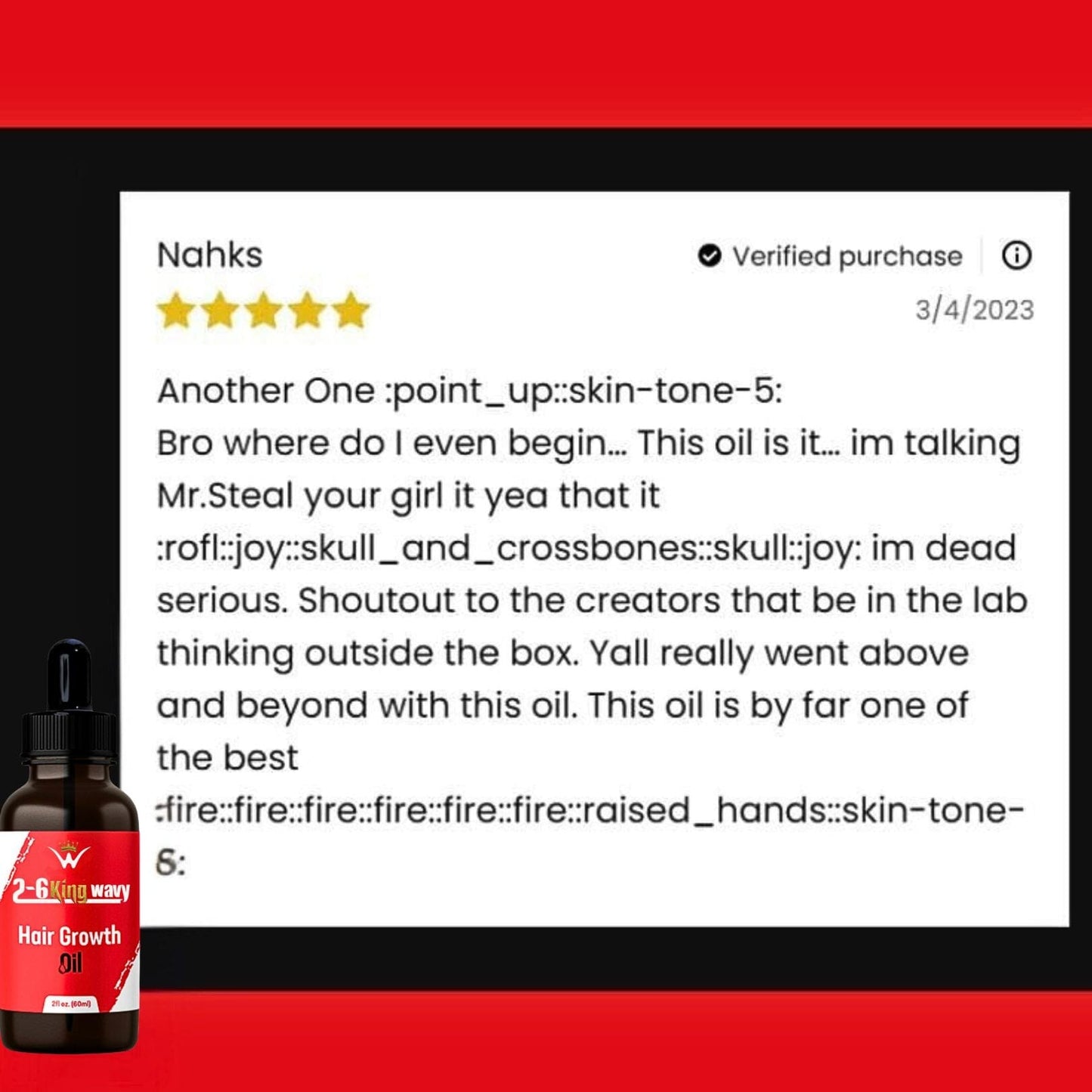 Hair Growth Oil 2oz Premium Quality