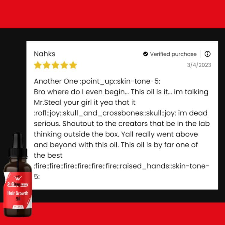 Hair Growth Oil 2oz Premium Quality