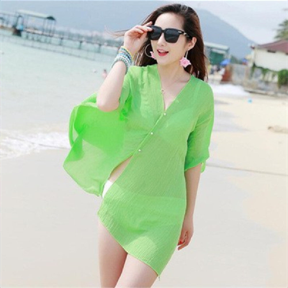 Women's Sunproof Chiffon Cover Up