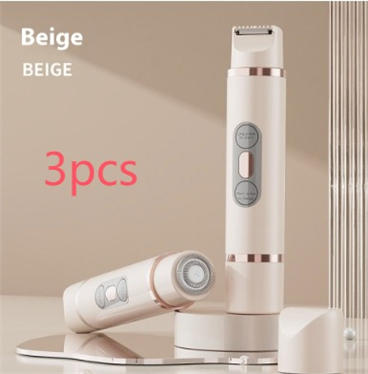 Dual-Head Electric Shaver for Women – Painless, Smooth, and Versatile Hair Removal